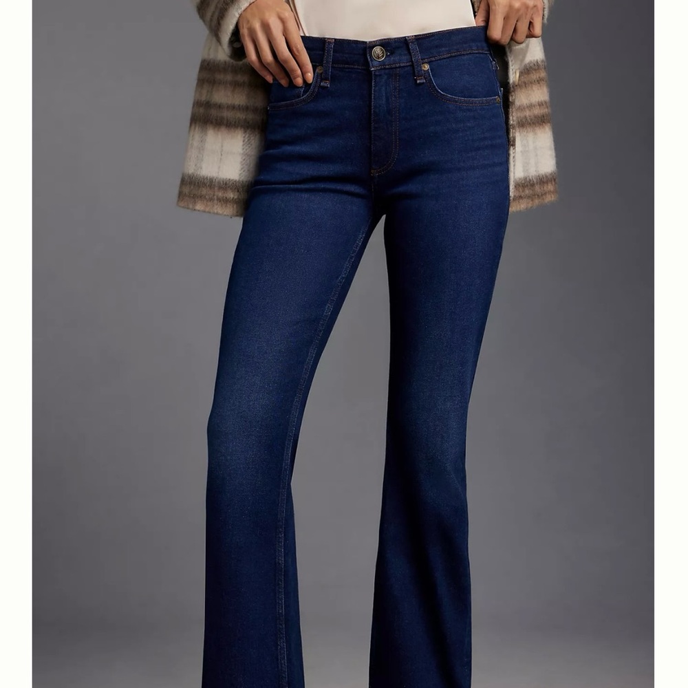 Rag & Bone Peyton mid-rise boot cut jeans, color is Clarissa. NWT